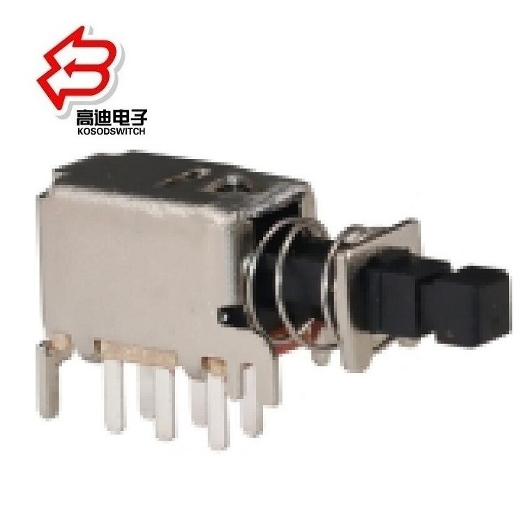批发双排自锁开关6脚  侧按6脚直键开关 复位无声按键开关供应