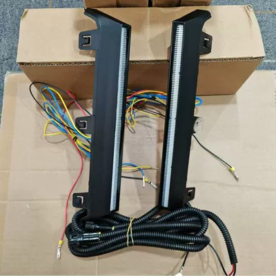 Suitable for Changan 22 Cs55Plus Daytime Running Lights 2Nd Generation Cs55Plus Modified Led Daytime Running Lights and Fog Lights (Gündüz işıqları) - one-set-price-wiring-type