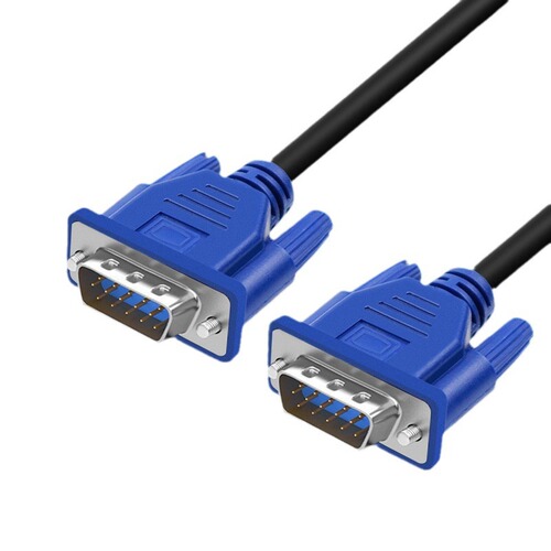 vga3+6 extension cable 15-pin male-to-male shielded magnetic ring computer PS5 connected to TV monitor VGA video cable