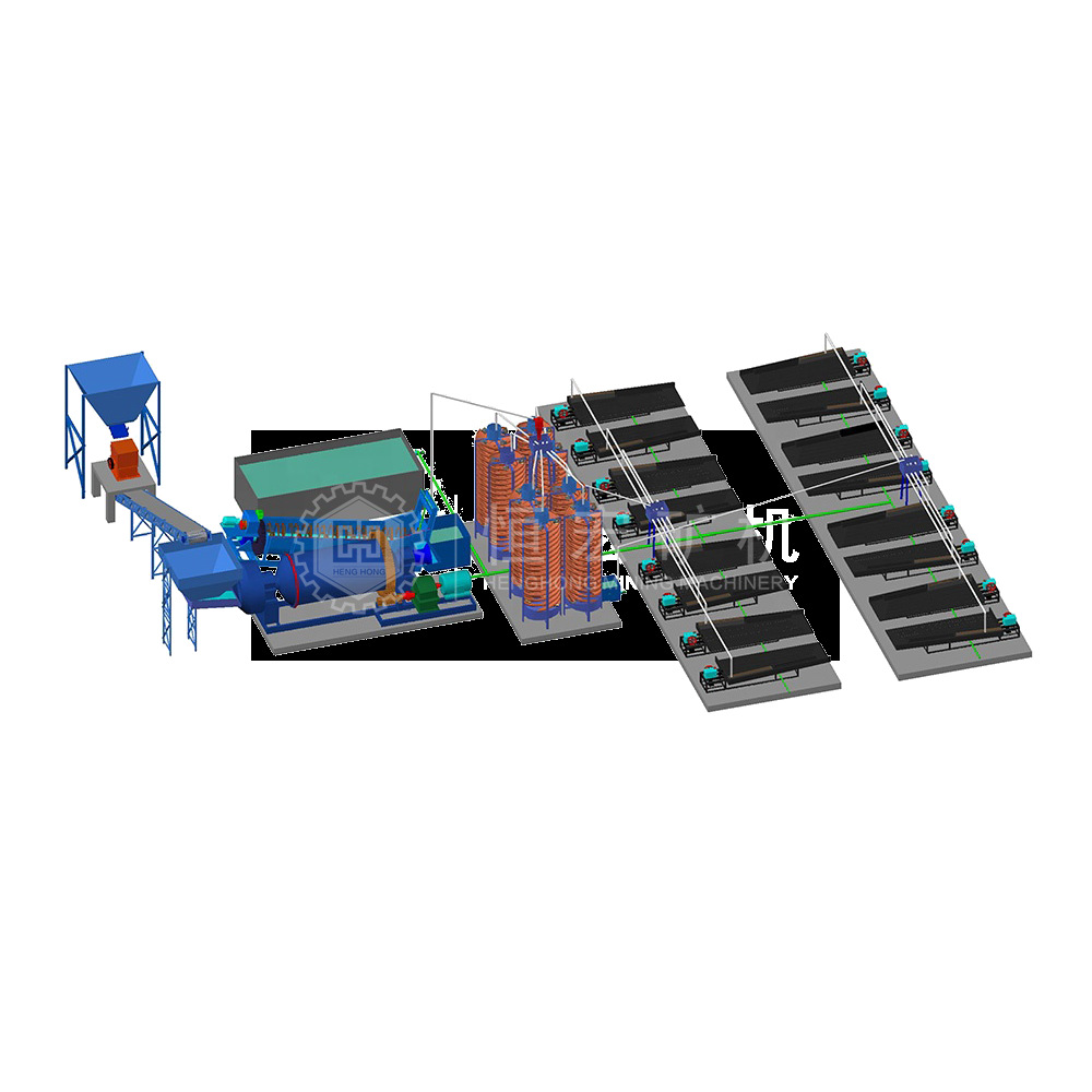 锌矿重选工艺流程 锡砂矿浮选设备线 重选工艺黄金选矿生产线
