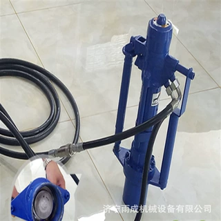 雨成防汛抢险打桩机 防汛便携式植桩机 液压打桩机厂家
