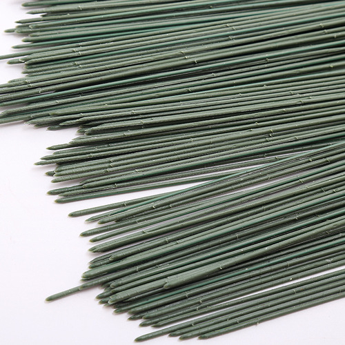 No. 2 flower pole simulated flower wall road guide flower arrangement pole handmade DIY silk flower material plastic package green wire fake flower branches