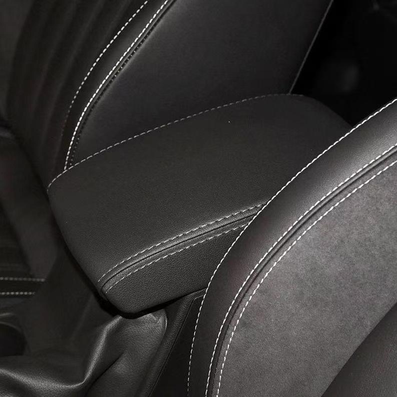 Cross-Border Applicable Skoda Octavia Armrest Box Cover Leather Case Special Central Control Armrest Box Leather Protection Car Decoration