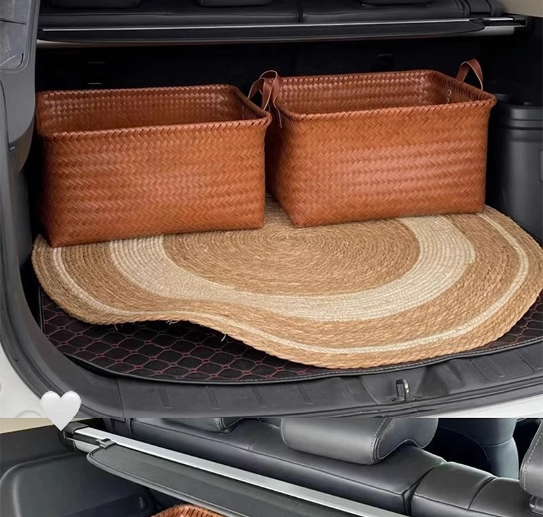 Car trunk folding storage box ladies practical finishing multi-function storage artifact car storage box storage