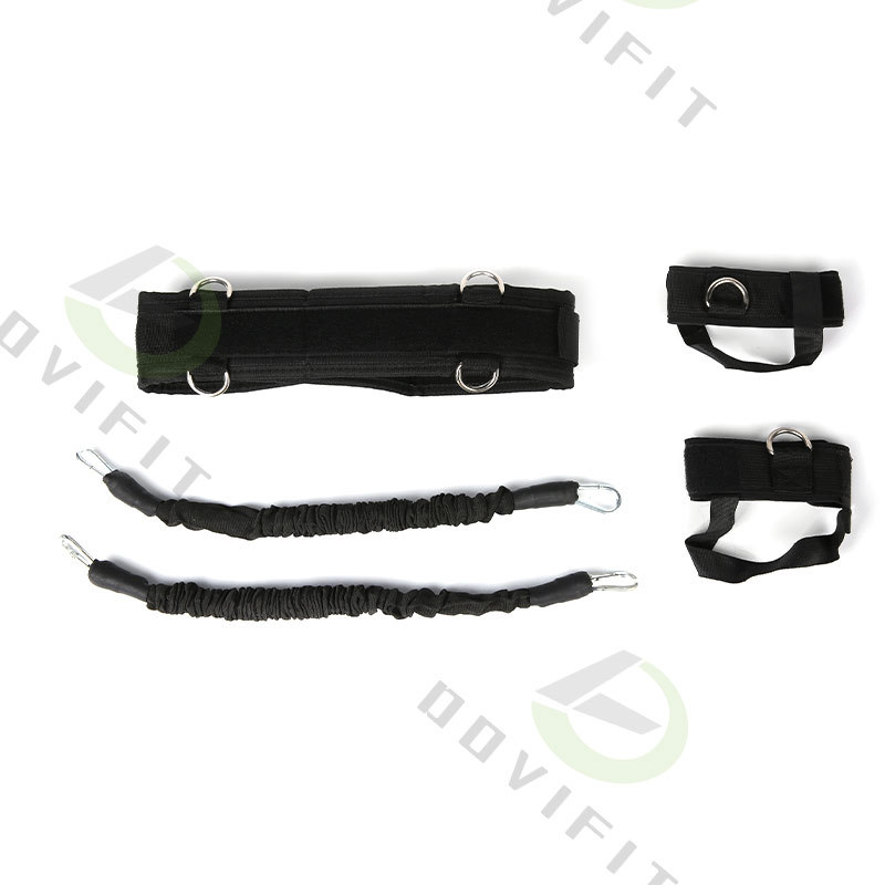 Suministro directo de fábrica látex rebote entrenador baloncesto cuerda elástica entrenador en cuclillas fuerza cadera pierna entrenamiento cuerda