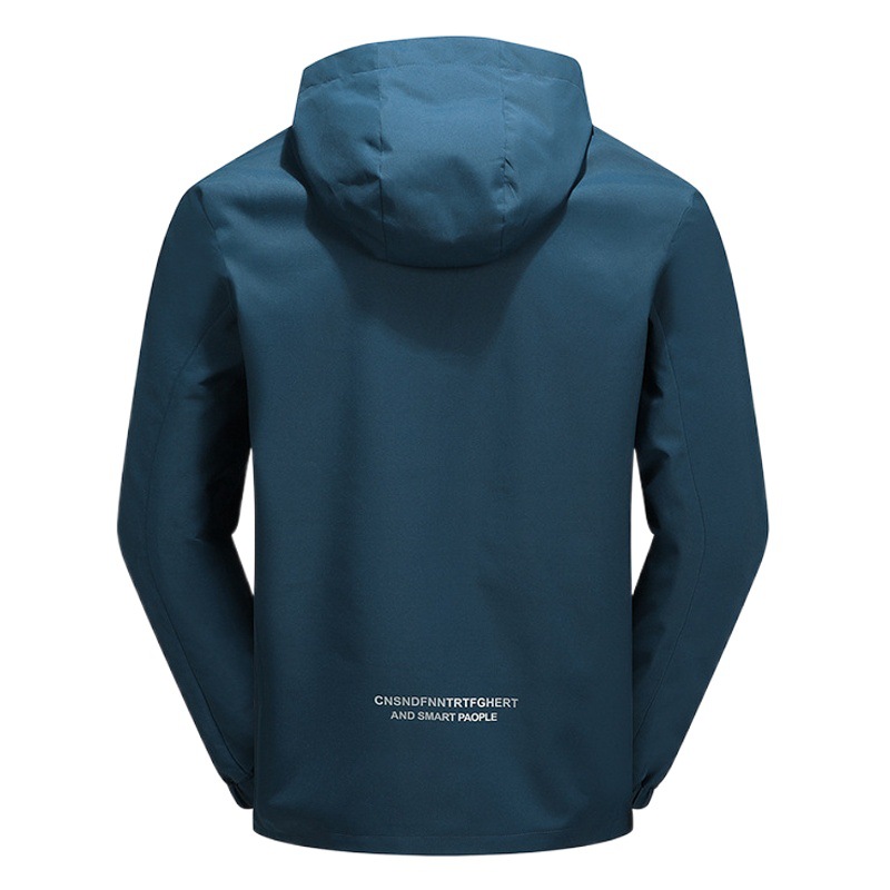 2021 nueva chaqueta al aire libre transfronteriza chaqueta a prueba de viento con capucha casual para hombres chaqueta delgada deportiva de primavera, Otoño e Invierno para hombres