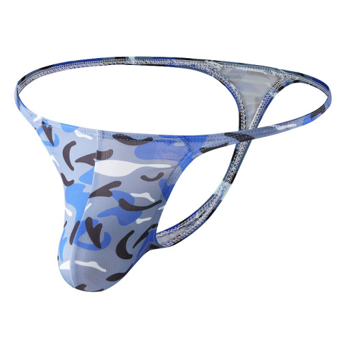 Bestselling Hot Sale! Men's Low-Waist T-Shaped Pants Camouflage Tanga Pants Sexy Breathable Factory Direct One-Time Order Wholesale