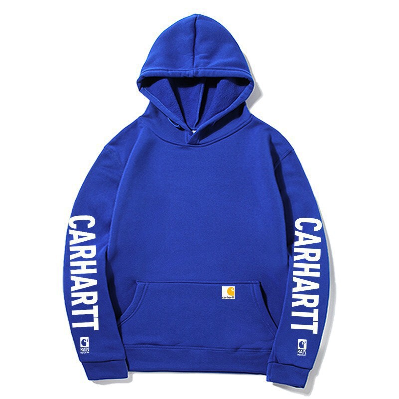 New Foreign Trade Men's Sports Sweatshirt Jacket Trendy Carhartt Loose Pullover Fleece Hoodie for Men and Women