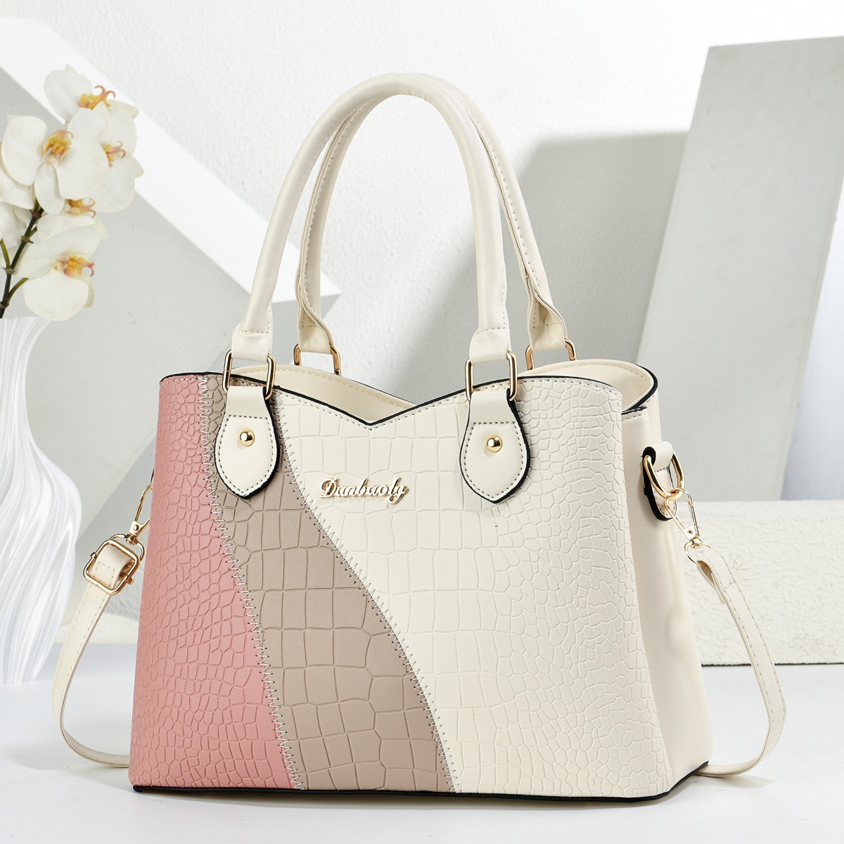 Bolso de Mano y Hombro para Mujer PU para Uso Diario