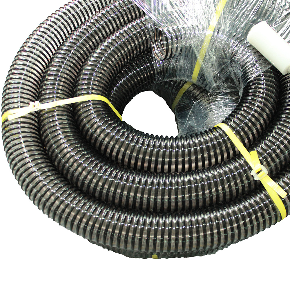pu钢丝通风吸尘管 防静电吸风除尘软管 耐磨软管伸缩柔软通风管