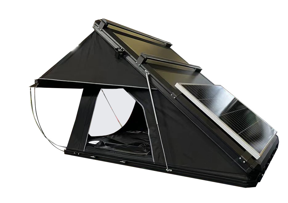 Cross-Border Hot Selling Outdoor Roof Tent Car Travel Aluminum Alloy Car Tent Camping Overnight Travel Portable