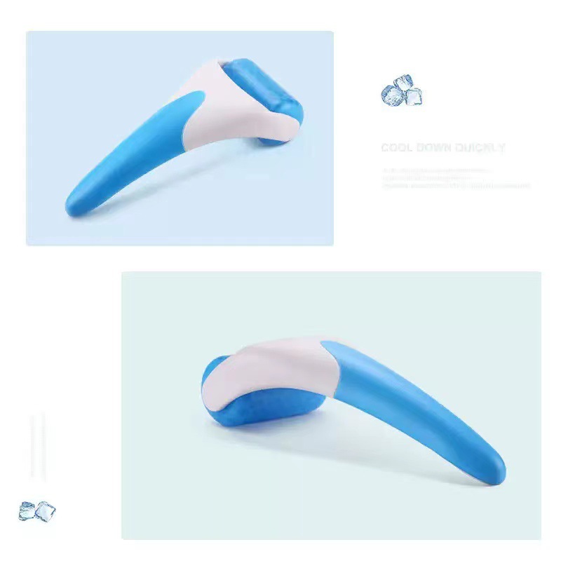 파란색 손잡이가있는 파란색 휠