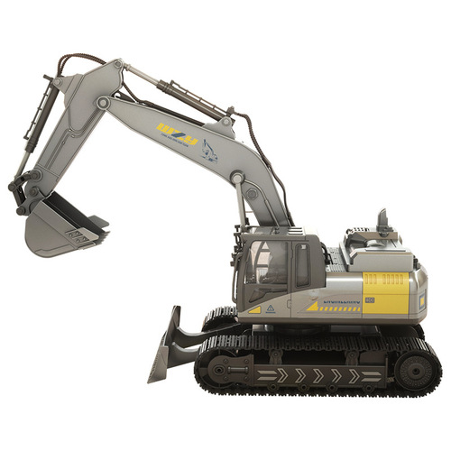 Cross-border large alloy remote control excavator toy car electric simulation excavator engineering vehicle children's toys wholesale