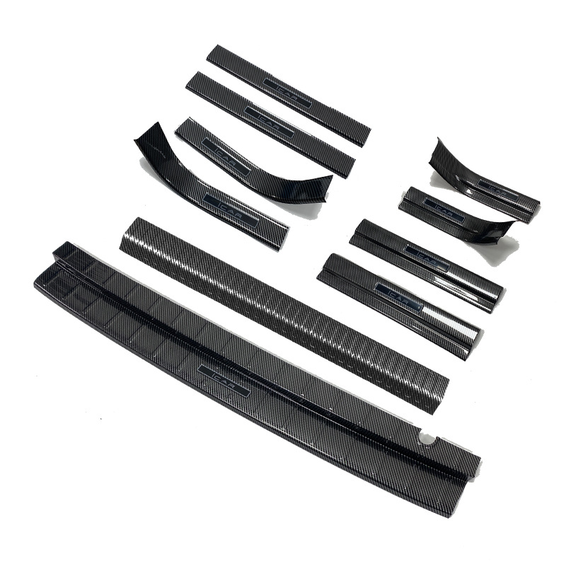 Suitable for 25 Chery ICAR V23 threshold bar modification welcome pedal trunk rear guard plate tailgate protection