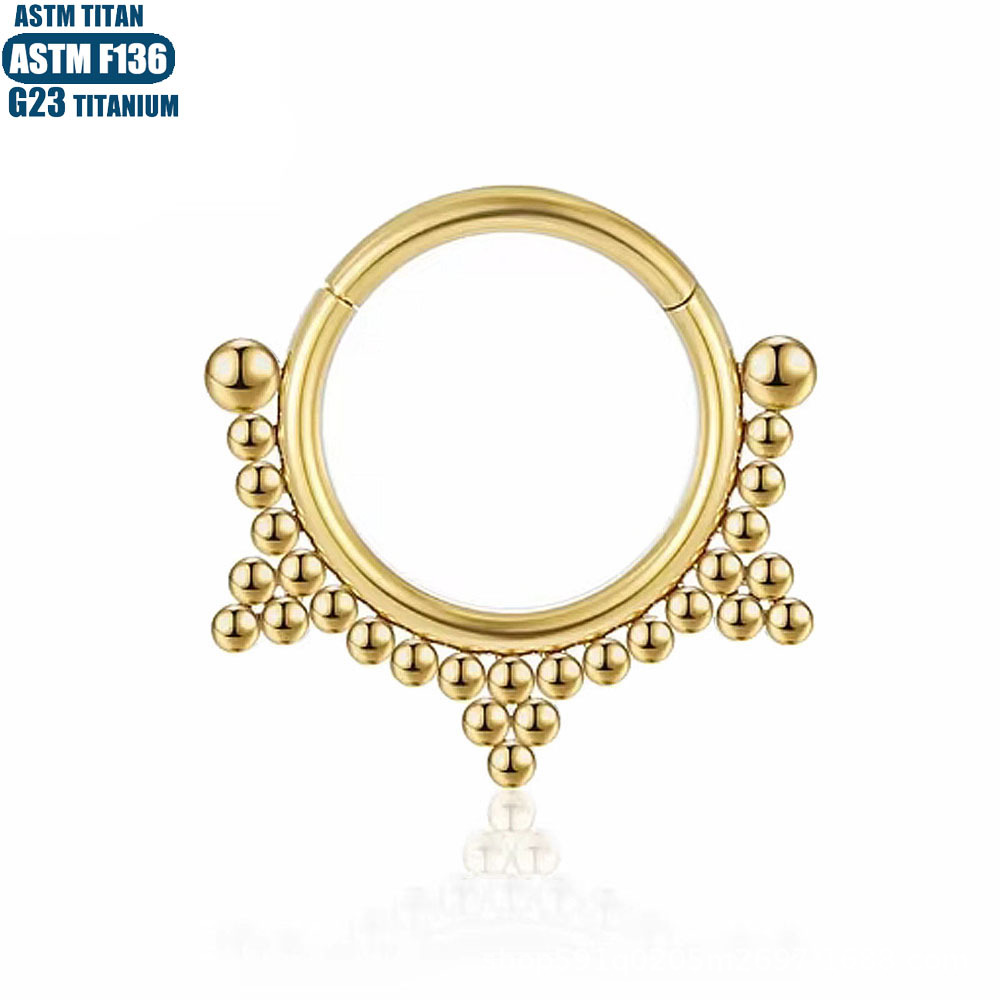 Labret piercing jewelry detail image