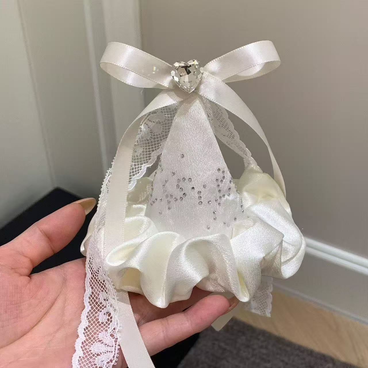 별 모양 아기 모자 - 베이지