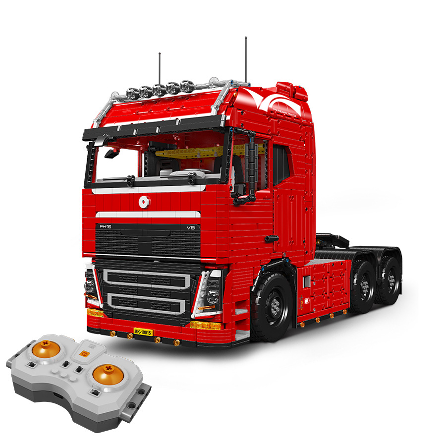 Yuxing19015S ingeniería tractor neumático gran adulto ensamblaje control remoto bloque de ensamblaje eléctrico de alta dificultad