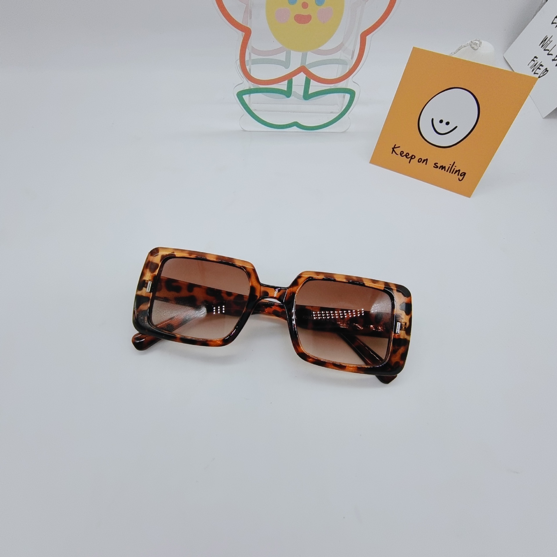 Trend Sunglasses Cross-border Small Square Hip-hop Sunglasses Concave Shape Glasses display picture 2