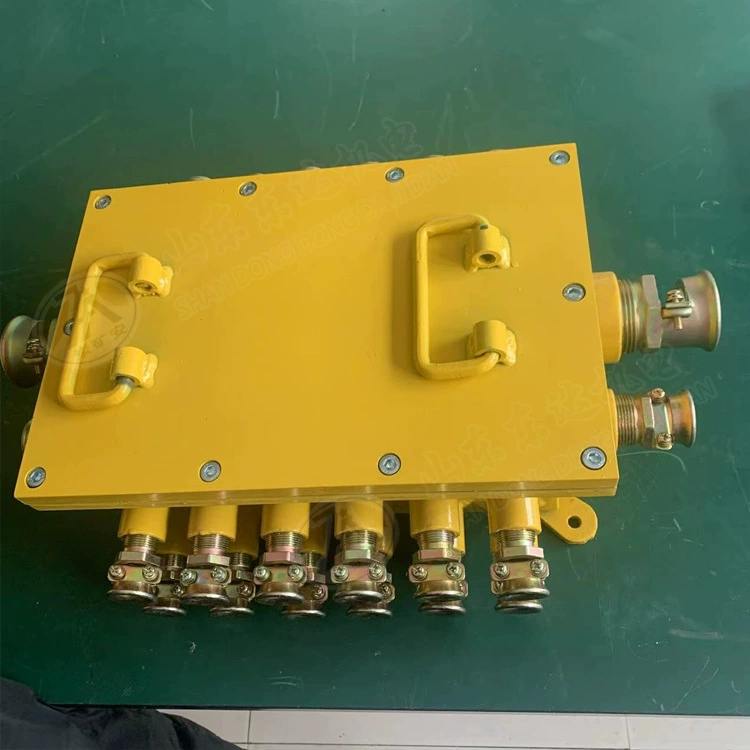 Низковольтная кабельная распределительная коробка для угольной шахты BHD-10/127/28G взрывозащищенная низковольтная кабельная распределительная коробка