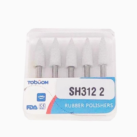 Dental Daobang Pulidora de caucho Cabeza de pulido de resina Pulidora de resina dental de porcelana 5 piezas/caja image 6