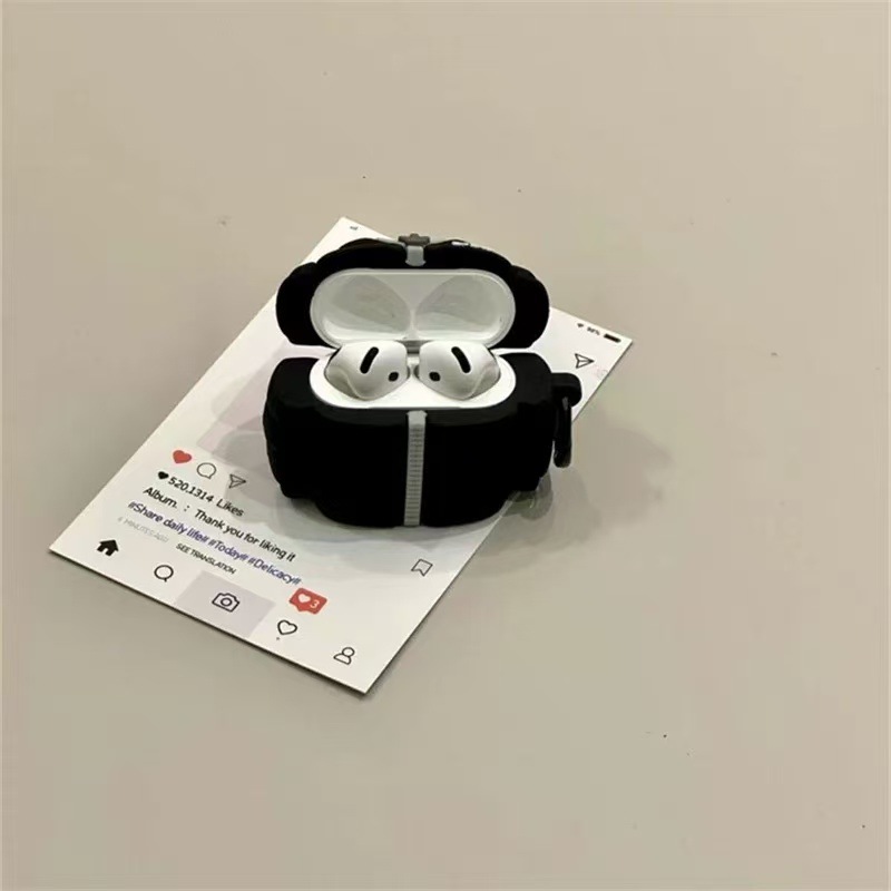 Invierno plumón de silicona auriculares cubierta para Airpods 1 / 2 generación Apple inalámbrico bluetooth cubierta pro3 / 4