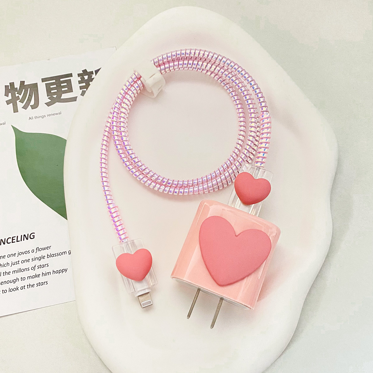 Aplicable a la cubierta protectora del cable de datos iPhone13/14/15 cubierta protectora estándar europea y americana de Apple 20W cargador