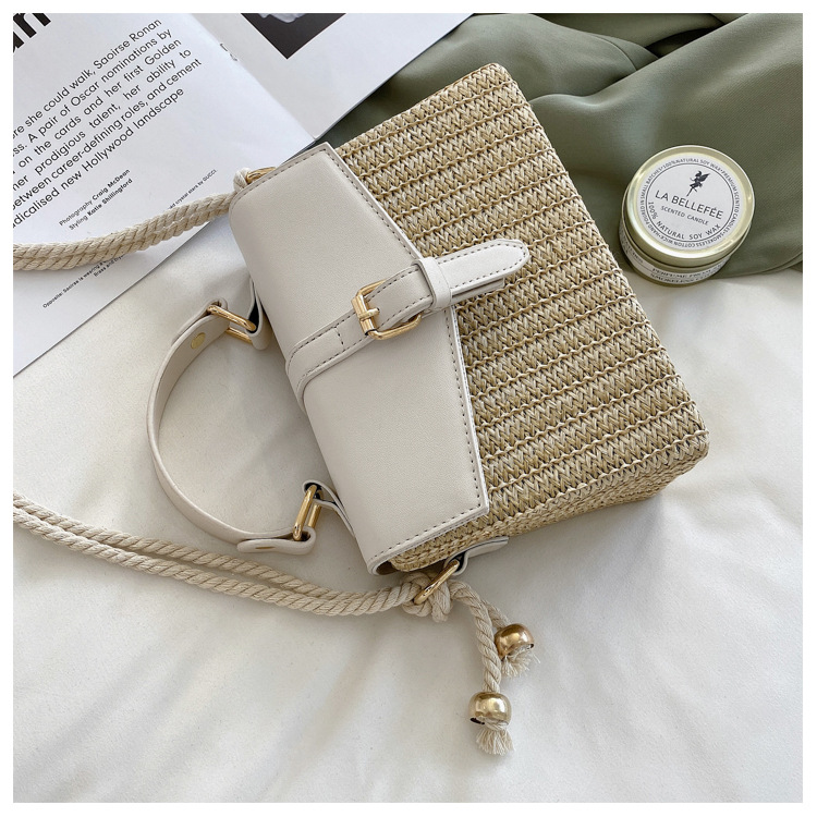 Korean Mini Casual Contrast Color Messenger Box Handbag Wholesale Nihaojewelry display picture 4