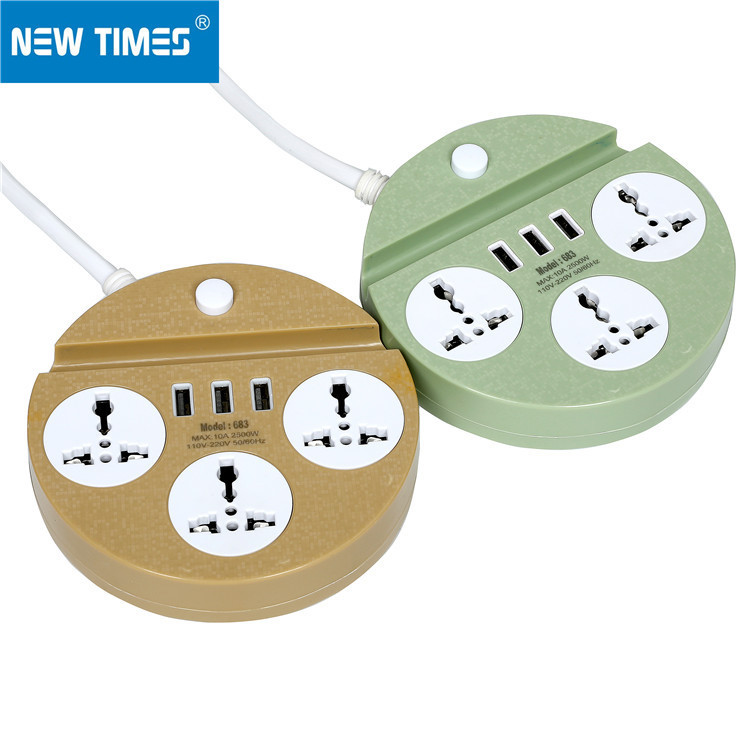 Comercio exterior enchufe británico enchufe europeo enchufe de cableado USB NEW TIMES SOCKET comercio exterior enchufe