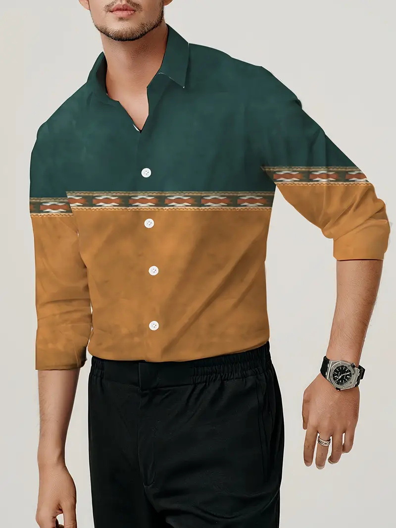 2025 nuevo estilo Amazon comercio exterior casual transfronterizo tendencia de moda salvaje camisa de manga larga de alta calidad MB12