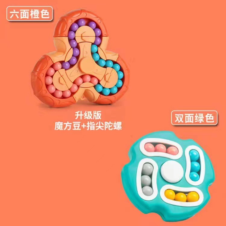 Estudiante de escuela primaria Cubo de Rubik inteligencia juguete dedo giroscopio aburrido artefacto de descompresión juguete educativo para niños regalo de jardín de infantes