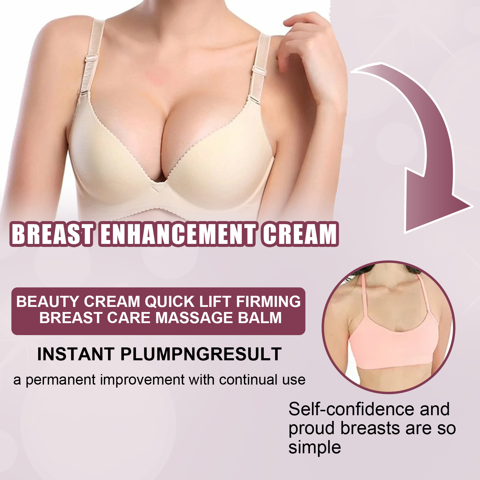 Eelhoe Beauty Fast Lift Firming&Shaping Breast Care Massage Cream_voghion.com