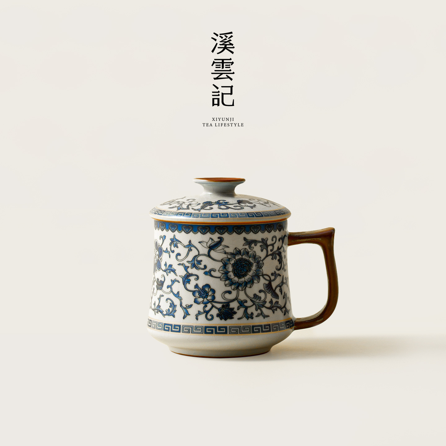 汝窑办公水杯马克杯个人喝茶专用2025新款公司商务伴手礼定logo制