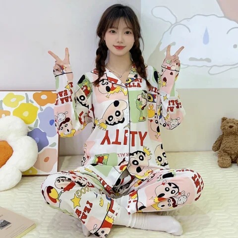 New style pajamas women's bubble cotton thin Korean style ins style sweet plus size fat MM300 kg wearable homewear suit New style pajamas women's bubble cotton thin Korean style ins style sweet plus size fat MM300 kg wearable homewear suit