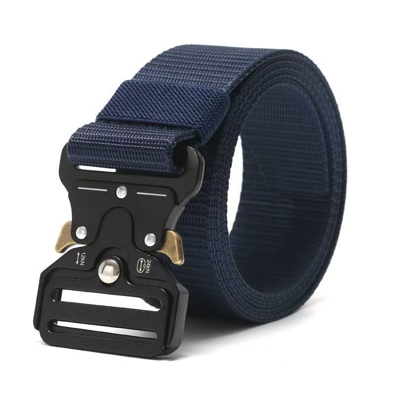 Register Tactical Belt Male Military Fan Canvas Outdoor Belt Military Training Nylon Camouflage Trouser Belt Waist