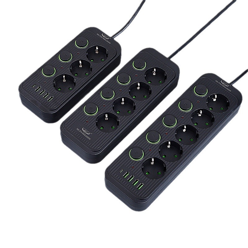 Cinturón protector para niños de seguridad alemán alemán alemán estándar europeo enchufe redondo USB-C enchufe de carga