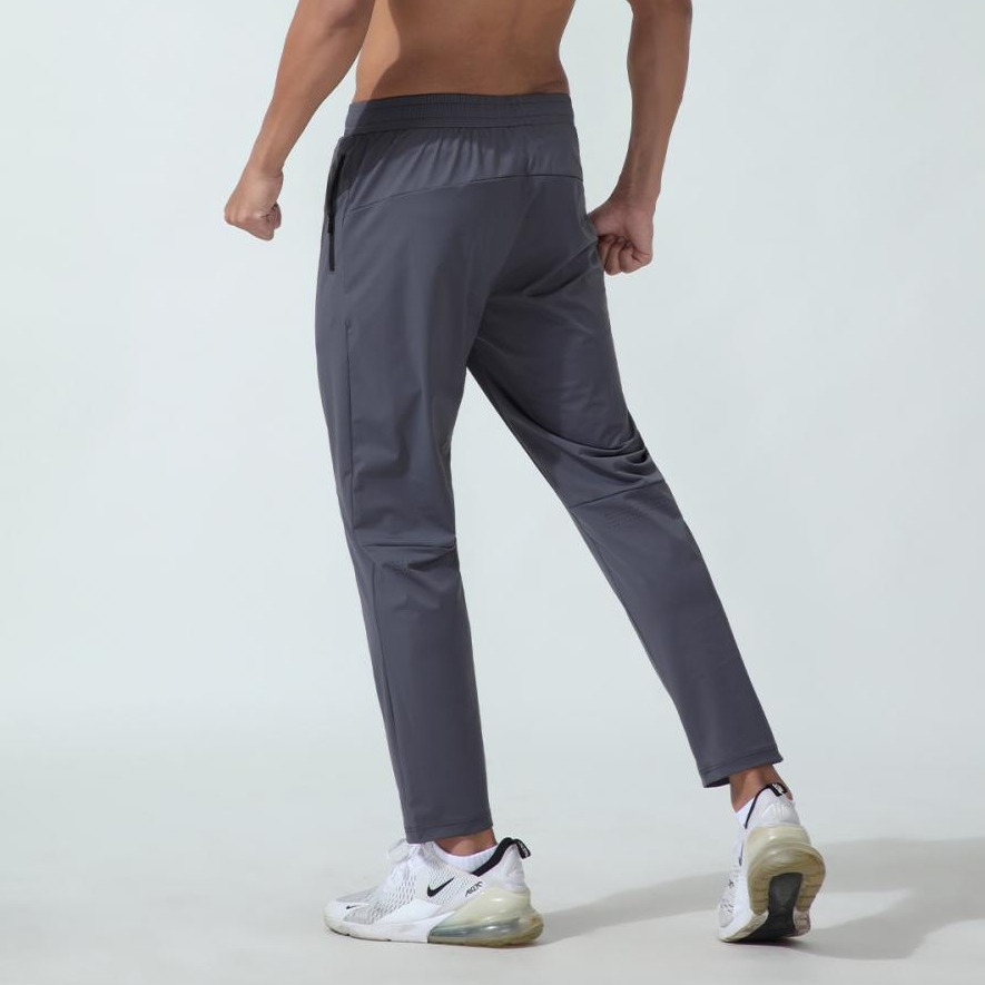 LULU deportes de secado rápido pantalones de los hombres sueltos primavera fina seda de hielo al aire libre correr fitness yoga ocio entrenamiento Pantalones