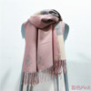 Double-sided cloak, demi-season scarf, long universal cashmere, increased thickness, wholesale