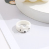 Cartoon ring, set, 2021 collection, simple and elegant design, 4 piece set