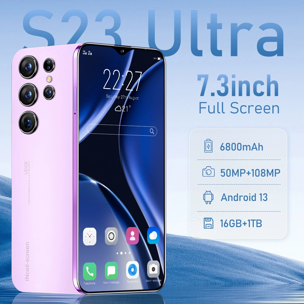 (Граница торговли) мобильный телефон, S23, смартфон, 4G, Android, широкий экран