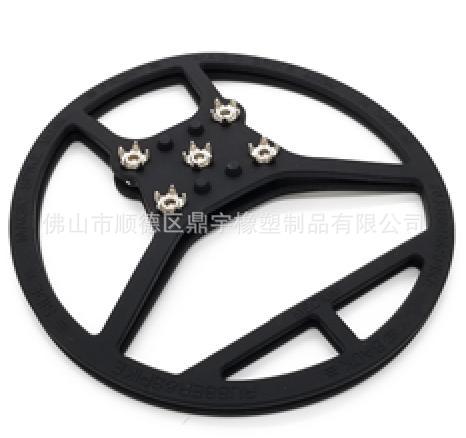 실리콘 5-치아 디스크 크램폰