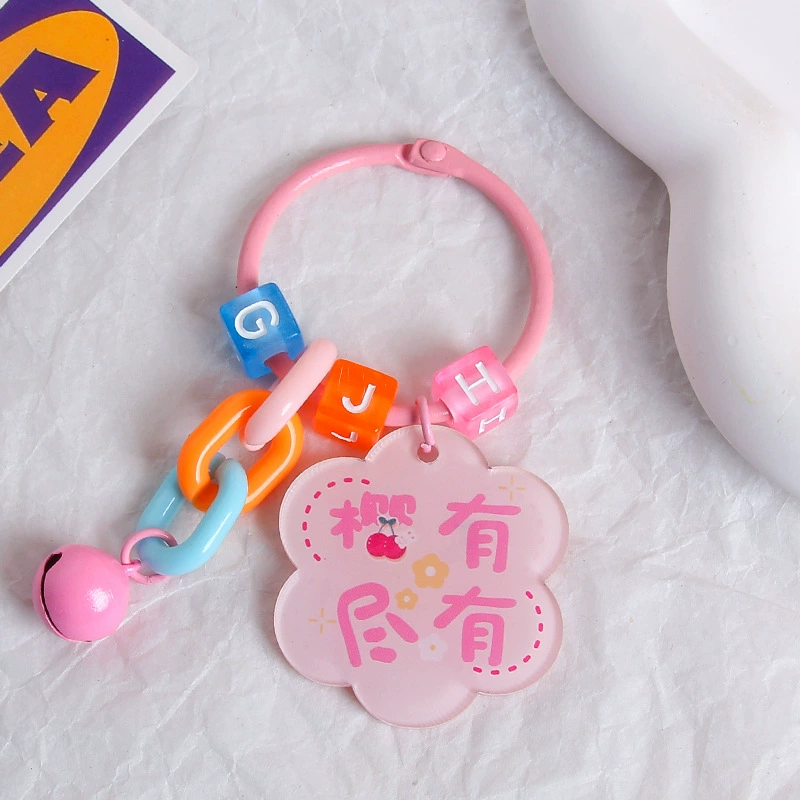 Brand creative acrylic protective amulet, keychain, transparent pendant, bag decoration, decorations