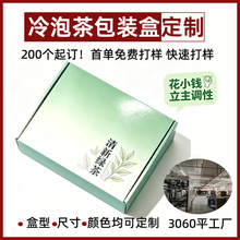 飞机盒彩盒定制小批量特硬牛皮瓦楞定做冷泡茶包装盒logo快递纸箱