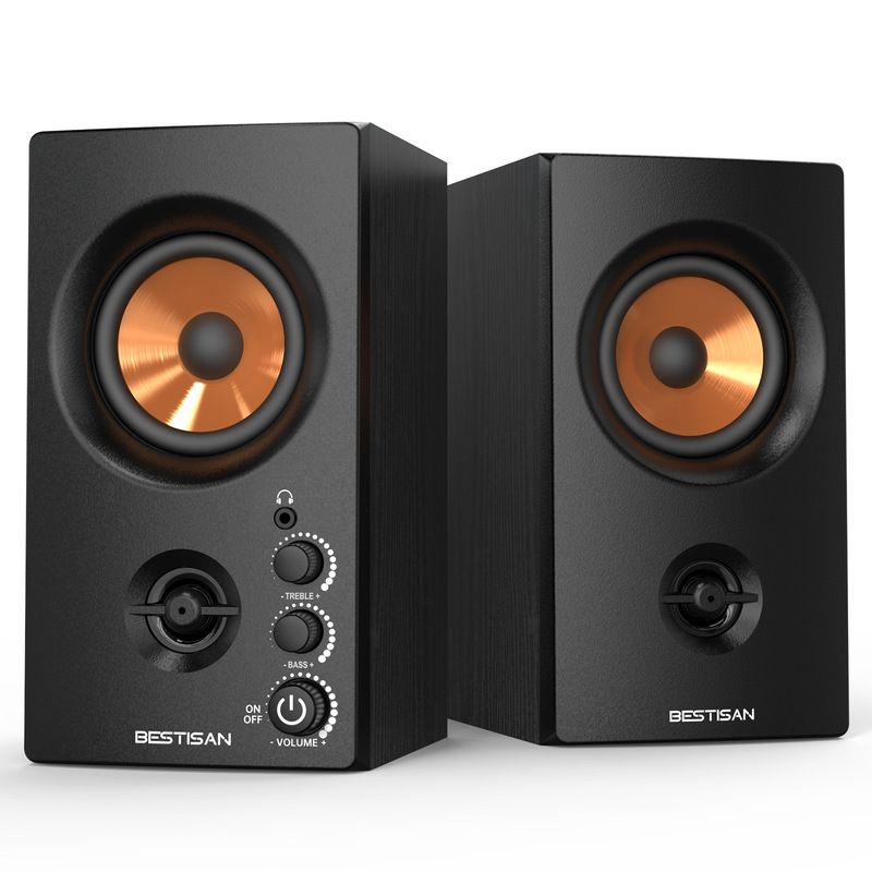 Sr37 3inch Active Speaker with Headphone Output, Two-Way Bookshelf Speaker, Audiophile Stereo Home Audio System Sr37 3inch Active Speaker with Headphone Output, Two-Way Bookshelf Speaker, Audiophile Stereo Home Audio System