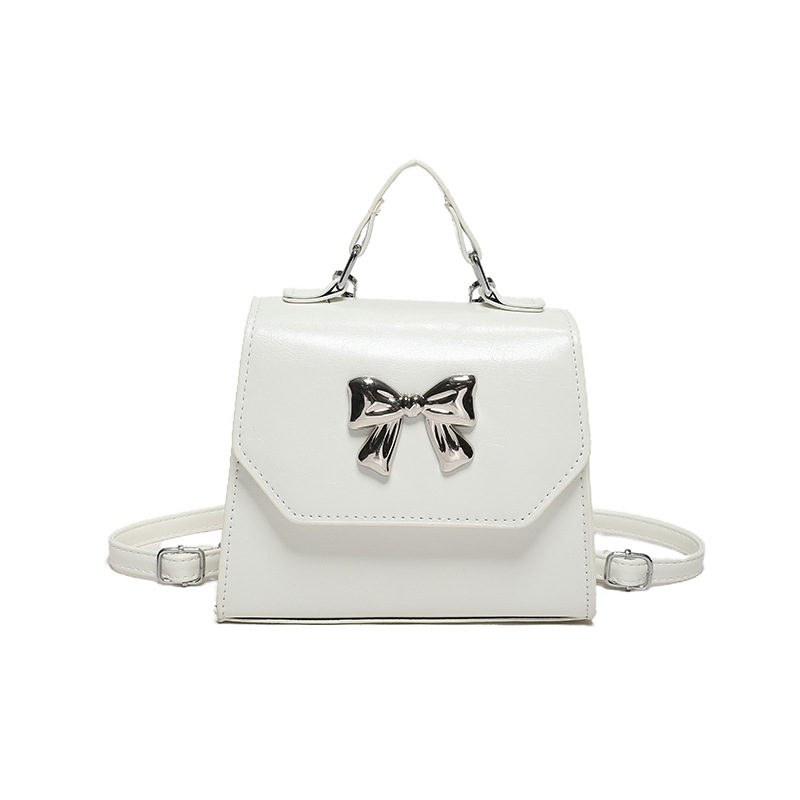 2025 nuevo estilo francés personalidad mochila de hombro de mujer alta sensación de moda simple de hombro de mano pequeña bolsa de mano coreana