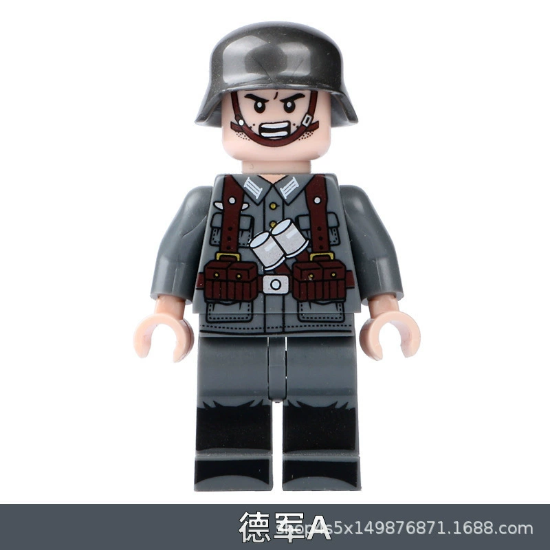 Военный минифигурка (совместим с LEGO), военная серия, assorted army styles, одиночная фигура