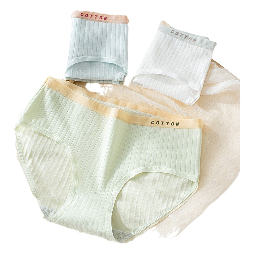 Fábrica al por mayor 5a grado ropa interior antibacteriana verano de las mujeres entrepierna de algodón sin costuras transpirable japonés macaron chica ropa interior