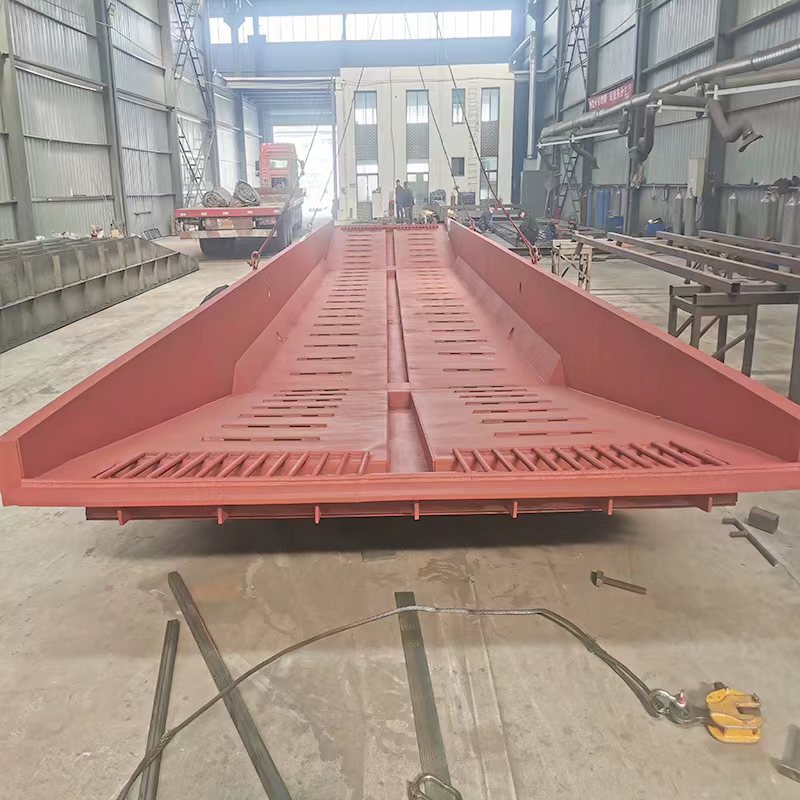 全自动洗车池 加厚钢板超强承重 移动式建筑工地洗车槽