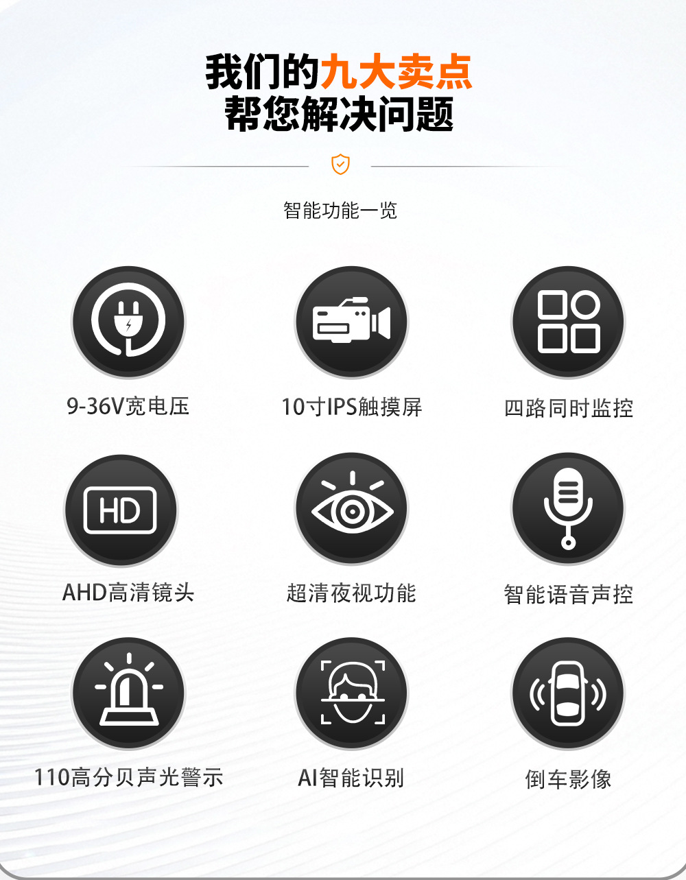 Forklift Truck Engineering Vehicle Forklift Ai Artificial Intelligence Anti-Collision System Safety Area Front Warning Voice Alarm