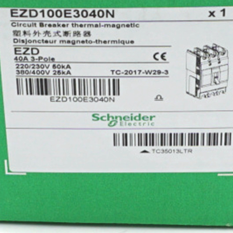 EZD100E3040N塑壳断路器EZD100E TM40D 3P3D塑壳断路器