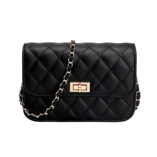 Japanese and Korean fashion small fragrance style ins new diamond chain bag small square bag versatile niche single shoulder crossbody women's bag